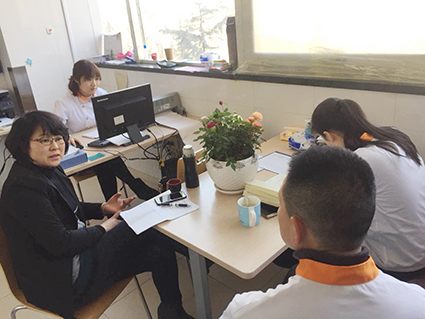 采購中心王總前往餐廳檢查走訪(fǎng)